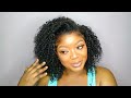 Curly Crochet Hairstyle W/Leave Out| Using Braiding Hair Extension