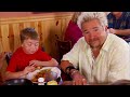 Guy Fieri Eats the Bruiser Burger & Cheeseburger SOUP 🍔 | Diners, Drive-Ins & Dives | Food Network