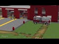 JJ and Mikey in ROBLOX FIRE STATION CHALLENGE in Minecraft / Maizen animation