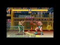 Street Fighter II Turbo: Hyper Fighting (🇯🇵 Japón) - 2 personajes - (SNES, Longplay) (Español)