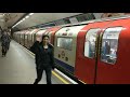 Euston Station, Victoria Line, southbound, London Underground tube trains
