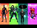 Miles Morales vs Venom vs Black Adam vs Spider Ham | Tiles Hop EDM Rush!