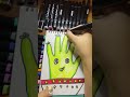 Easy drawing with finger/ step by step  #video #drawing