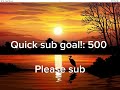 Quick sub goal!