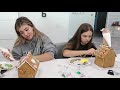 Answering your questions while we decor our Gingerbread house | SISTER FOREVER