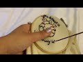 diy 'you break it you buy it' heart embroidery