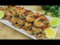 The Best Grilled Shrimp | Easy Recipe | Shrimp Skewers by Lounging with Lenny