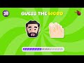 Guess the WORD by Emojis? 🔥👁🤔| Emoji Quiz | Quiz Bug