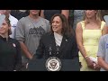 Kamala Harris speaks after Biden drops out of presidential race | Full speach