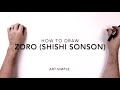 How To Draw Zoro (Shishi Sonson) | Step By Step | One Piece