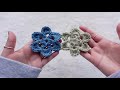 Crochet Mood Flower Tutorial & How To Join Them! (Right Handed)