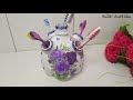 PORTA CEPILLOS DE DIENTES con Sobras De Botellas |No lo tires a La Basura | Plastic Bottle Craft