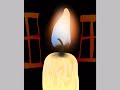 A candle doodle.