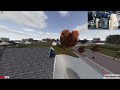 RUNNING FROM COPS ON A WHEEL!!! || ROBLOX - Greenville Roleplay