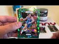 Fanatics Prizm Basketball 2023-24 Mega Boxes x2! Hunting For Wembanyama Cracked Green Ice!