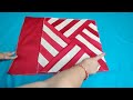 How to make Cushion cover design // बची हुई कपड़े की कतरन से वनाये सुन्दर कुशन कवर डिजाइन