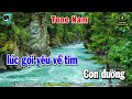 Con Đường Mang Tên Em Karaoke Tone Nam Nhạc Sống | Trọng Hiếu