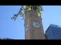 Brisbane City Hall clock chimes at 3:00 on a Thursday afternoon