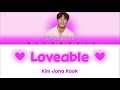 Kim Jong Kook –Loveable (사랑스러워) [color coded lyrics Eng/Rom/Han/가사]