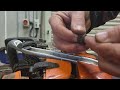 Husqvarna 562XP clutch removal, inspecting drive sprocket and roller bearing