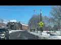 Scenic winter drive cohoes upstate