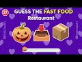 Guess the Fast Food Restaurant By Emoji 🍔🍕 | Fast Food Emoji Quiz