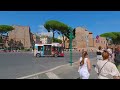 Rome Travel Guide - Colosseum Walking tour while waiting for Roma Pride 2023 with captions