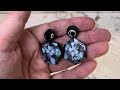 Resin Craft making Earrings using Nail Foils #craft #resin #cute