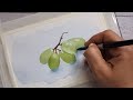 Watercolor still life painting tutorial for beginners.