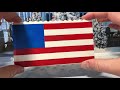 Lego American Flag Tutorial Build (easy)