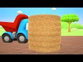 Leo and vehicles on the farm! 1 HOUR compilation. Car cartoons for kids & Kids cartoon.