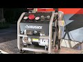 Husky 4.5 Gallon SILENT Air Compressor Review & Demo