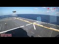 U.S. Marine Corps F-35B test landing on Japan Navy(JMSDF) carrier Izumo