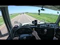 POV Truck Driving USA 4K Nebraska | Wind #trucking