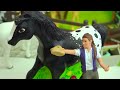 Painting Plaster Rainbow Fantasy + Appaloosa Horses For 2 Schleich Girls - Craft DIY Video