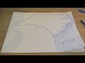 ASMR - Drawing a Map of North Carolina!! | History & Facts