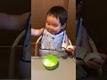 1歳8ヶ月boyの夜ご飯の様子👦🥣初めてお昼寝を全くしなかった日☀️😪💤