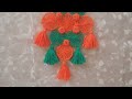 EASY WALL HANGING TORAN WITH WOOLEN AND OLD BANGLES / BEAUTIFUL WOOLEN WALL HANGING TORAN CRAFT