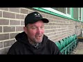 Danny Kedwell. First interview as Ashford Manager