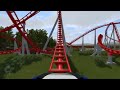 Vekoma Firestorm on-ride POV and off-ride animation