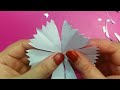 How To Make Paper Flower Easy | 6 Petal Paper Flower Making Idea | Flower Making With Paper