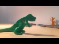 Ankylosaurio VS Tiranosaurio Rex [Stop Motion]