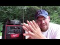 Milwaukee Job Site Radio Review one of the best must have coreless Radio
