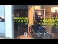 Barbour Steve McQueen Window display at Van Mildert Metro Centre