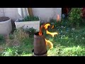 rocket Stove can - Trappe air
