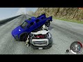 NEW vs OLD FORD & CHEVY Trucks Race & Crash in BeamNG Drive Mods!