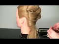 Прическа для длинных волос на Новый год!  Hairstyle for New Year