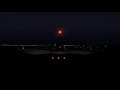 X-Plane Schiphol landing Beechcraft Baron 58.