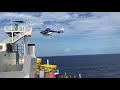 Carnival Cruise Ship Helicopter Rescue At Sea Medical Evacuation