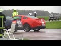 Some Mustang Shelbys seconds before the start on Airport Race